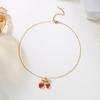 Fruitinspired Stainless Steel Necklace Collection With Multilayer Chains For Summer Fashion Accessories
