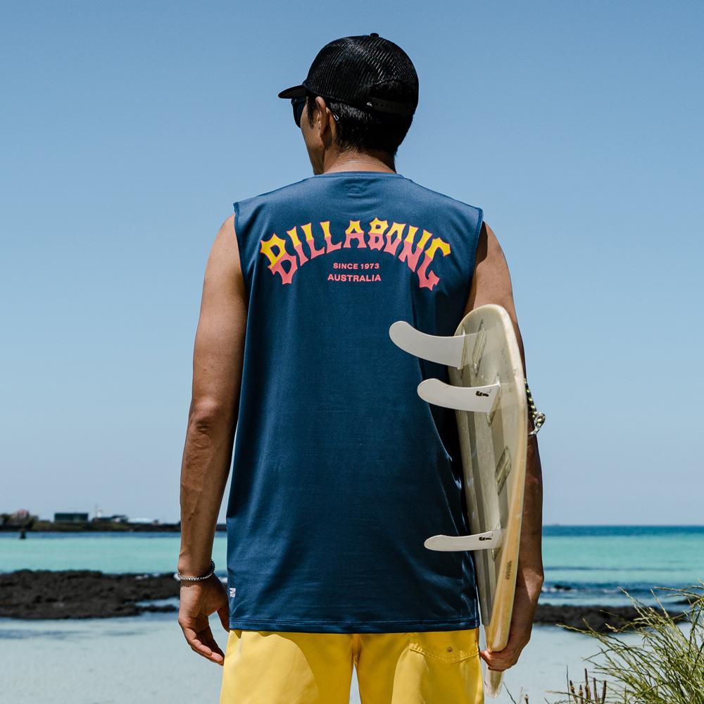 BILLABONG Men'S Sleeveless Rash Guard Bb1046Bmt