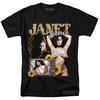Janet Jackson Shirt Concert Tour Merch 90s Vtg Graphic Design T-Shirt