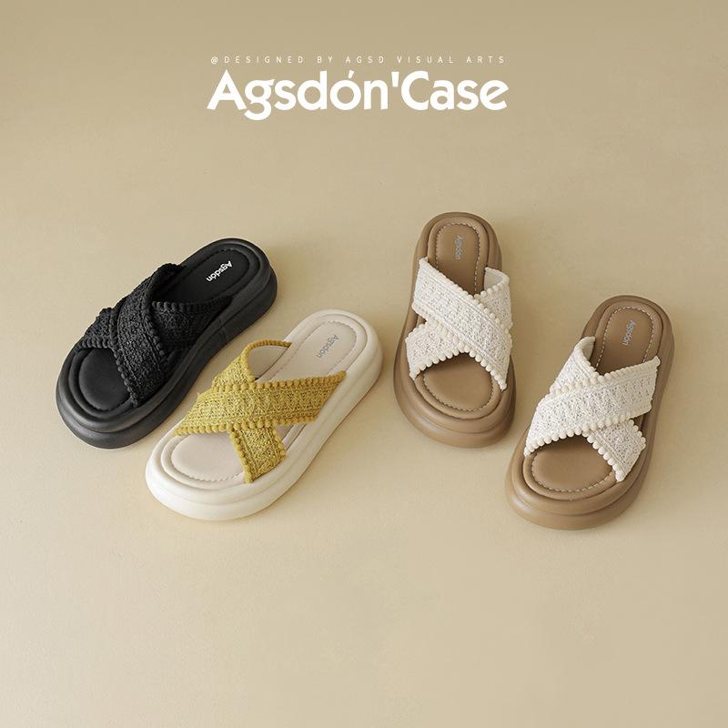 Platform slippers new summer skirt premium sandals beach shoes