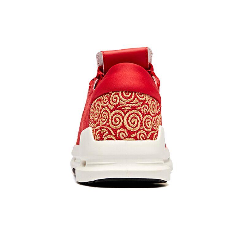 Anta Comfortable Simple Shock Absorbing Non-Slip Breathable Lightweight Rebound Low-Top Casual Shoes Men Casual Shoes Metallic-Red 11918888-6