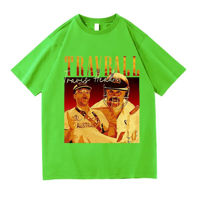 

Fashion TravBall Travis Head TShirt Cotton Breathable Loose Top Harajuku Women Unisex Sportswear Round Neck Short Sleeve Streetwear 4XL