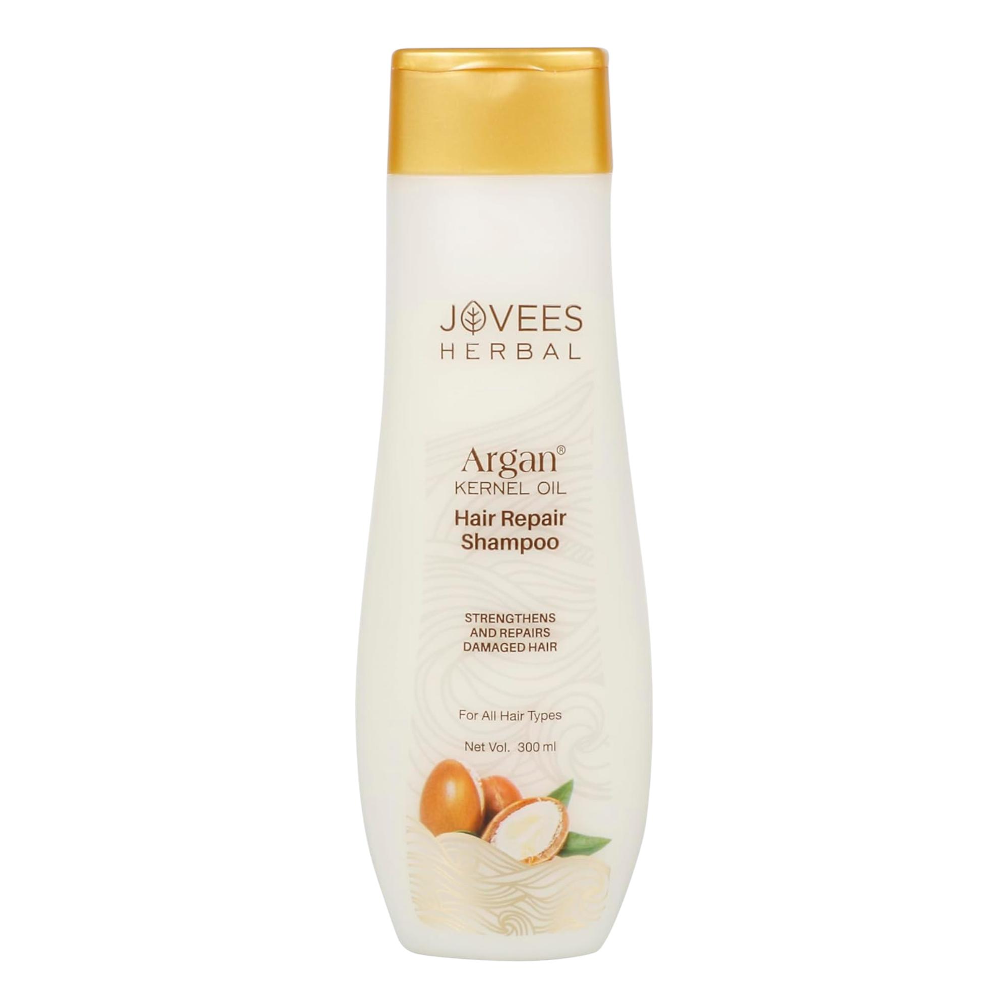 

Jovees Травяной шампунь для восстановления волос с аргановым маслом 300 мл Для более сильных, мягких волос без пушистости