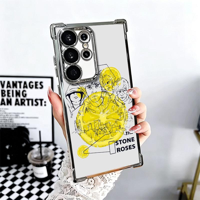 

Мягкий чехол для телефона S-Stone R-Roses для Samsung Galaxy S26 Ultra S25 Edge S24 FE S23 Plus S22 S21 + S20 Покрытие Защита от падений Fundas Samsung S21 FE