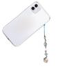Handmade Beaded Phone Decoration Pendant Gold Silver Phone Chains Pendant