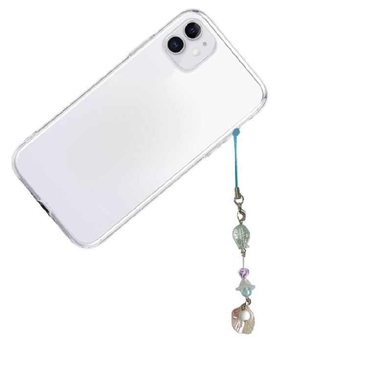Handmade Beaded Phone Decoration Pendant Gold Silver Phone Chains Pendant