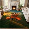 Naruto Carpet Door Mat for Living Room or Bedroom Protective Mat Under Chair Office Decoration Christmas Gift Birthday Present