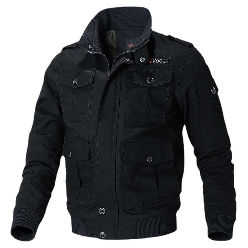 Autumn And Winter Men'S Jacket Casual Jacket Pure Cotton Tooling Large Size Men'S Clothing