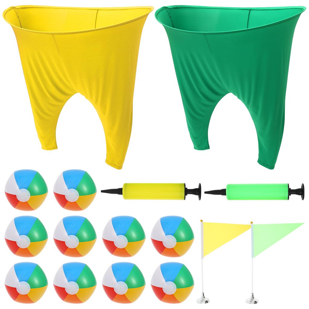 2Pcs Kid Adult Granny Pants Yard Game Marker Cones Games Field Family Reunion Giant Outdoor Ball Sensory Tossing Game Toys Set