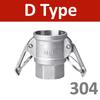 1/2" 3/4" 1“ 304 Stainless Steel Garden Sprinkler camlock Fitting Adapter Barb Camlock Quick Disconnect For Hose Pumps Fittings