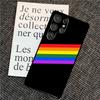 Gay Pride Rainbow Flag Cover For Samsung Galaxy S24 Ultra S22 S23 Plus S20 S21 FE S8 S9 S10 Note 10 20 Ultra Case
