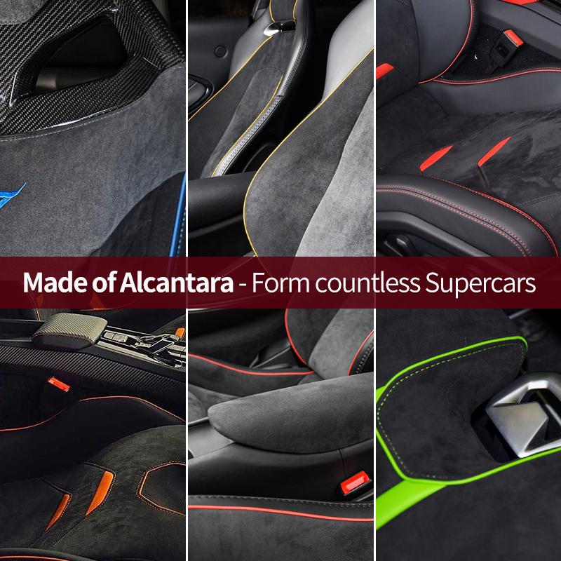 For BMW 3 4 Series  F30 F34 F32 F33 F36 Made of Alcantara Car Gear Shifter Panel Cover Trim Stickers Interior Accessories