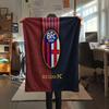 1PC Bologna FC 1909 Patterned Flannel Blanket Suitable For All Seasons for Home Decor Warmth and Comfort Gifts Holiday Present
