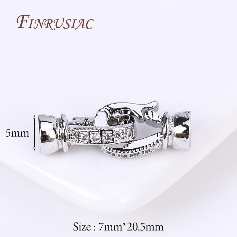 18K Gold Plated Lock For Bracelets,Clasp For Jewelry Connectors,Decorative Pearl Clasp,DIY Jewelry Making Supplies