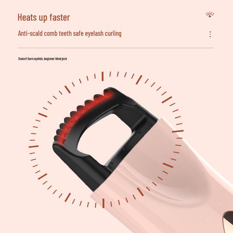 5D Rechargeable Eyelash Curler: Pinch-Free, Heats to Curl Upper & Lower Lashes