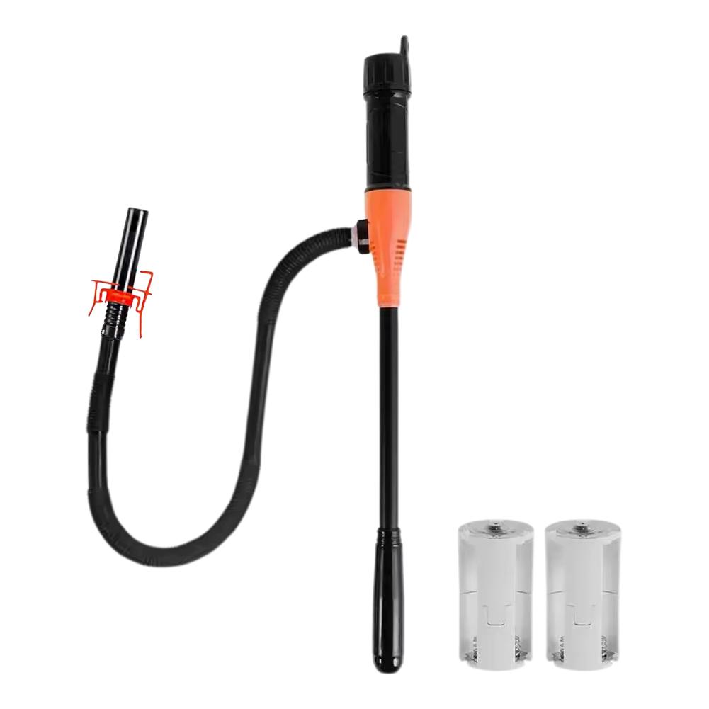 Portable Liquid Transfer Pump Battery Powered Transfer Pump Flow Control Nozzle 2.4 Gallons Per Min Efficient Fuel Transfer Pump