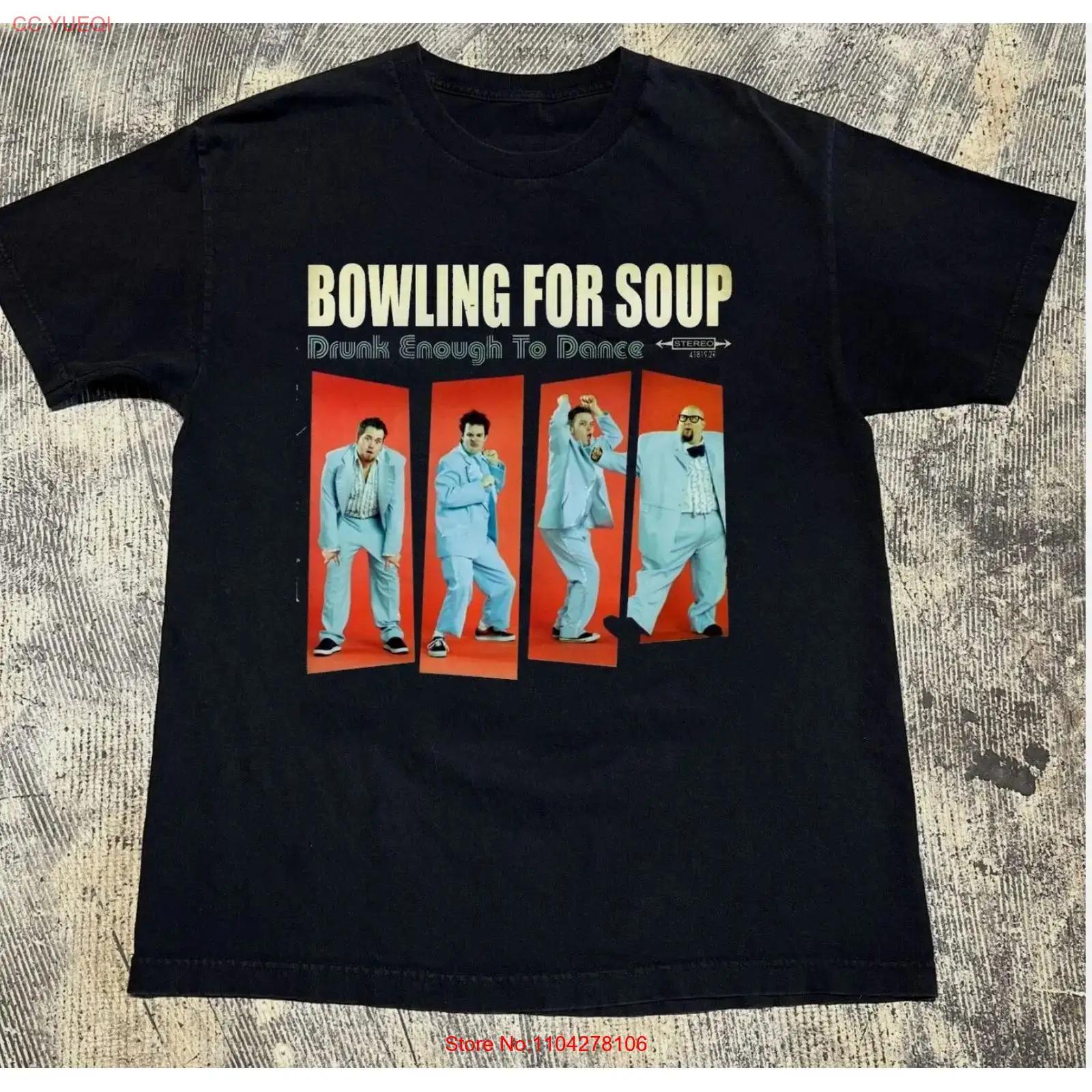 

Bowling For Soup Band Drunk Enough To Dance T Shirt Full Size S 5XL vintage Washed Comfortable Top For Everyday Wear Breathable S разноцветный