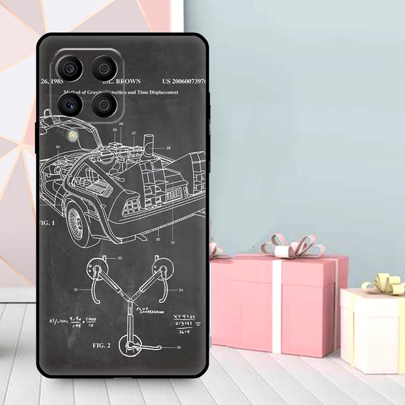 Back To The Future Time Machine Case For Samsung Galaxy M36 M12 M52 M06 M16 M56 M33 M15 M55 M31 M13 M14 M53 M32 M35 M34 M54