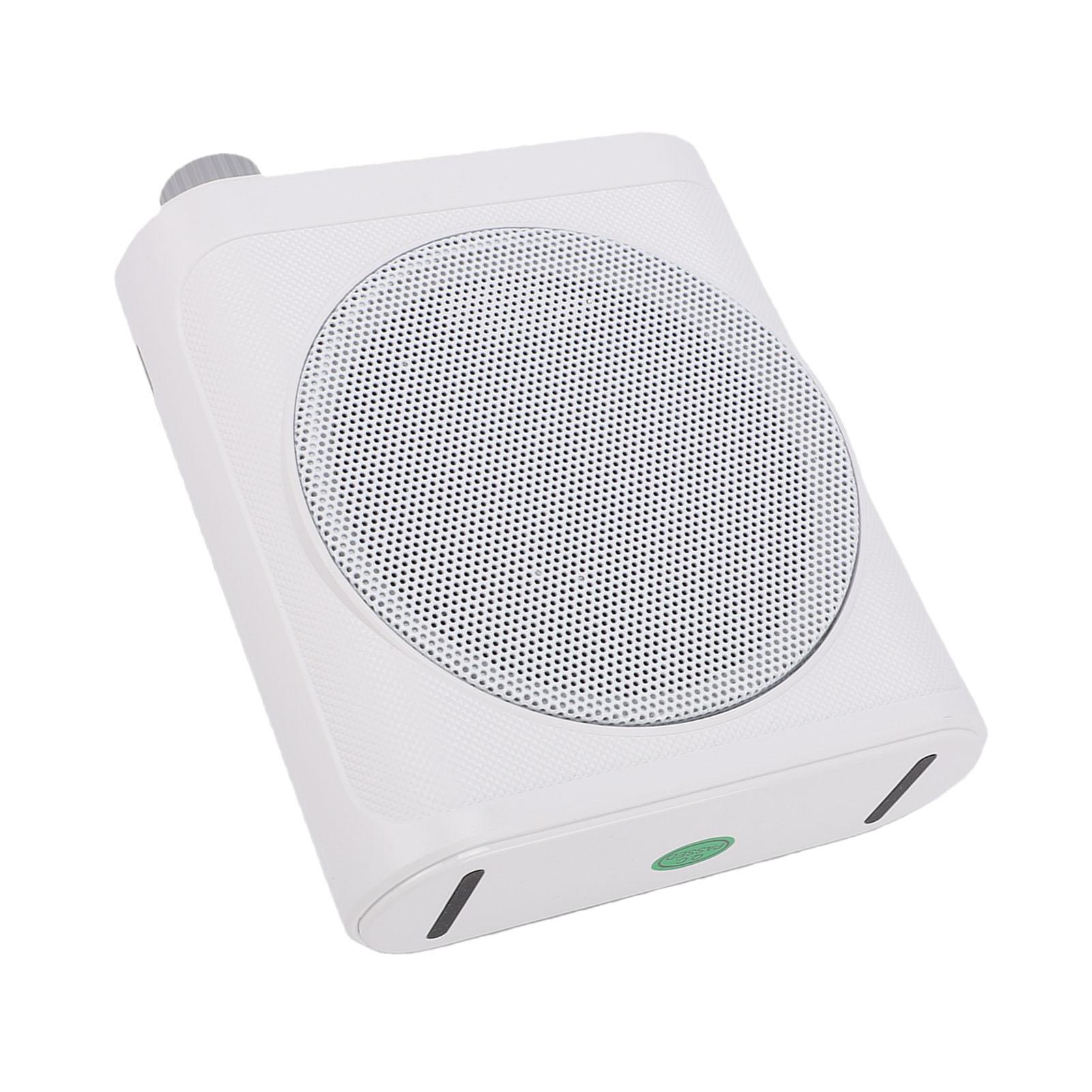

Wireless Voice Amplifier with 2 Lavalier Mics Bluetooth Magnetic Wireless Lavalier Microphone for Classroom Meetings білий