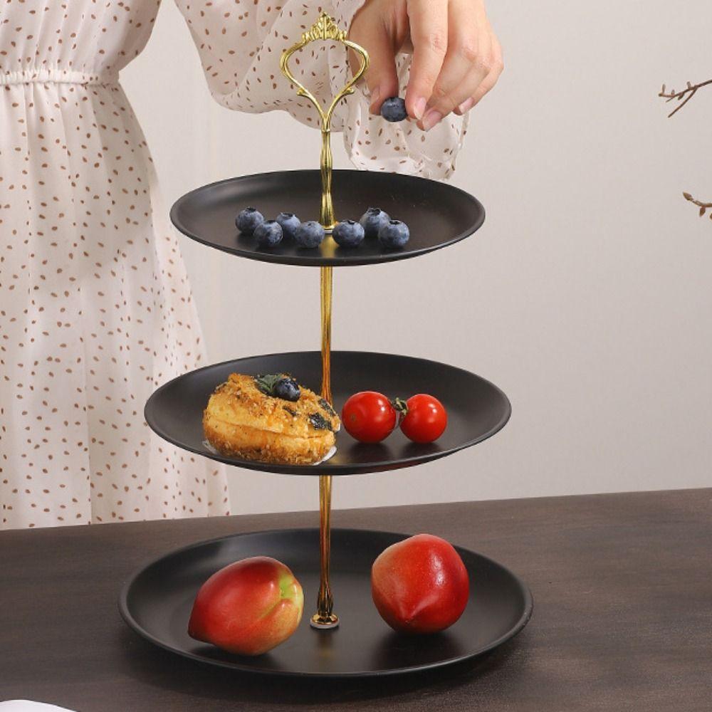 Easy To Use Fruit Tray 2/3 Layer Dessert Display Holder Cake Dessert Tray  Birthday Party