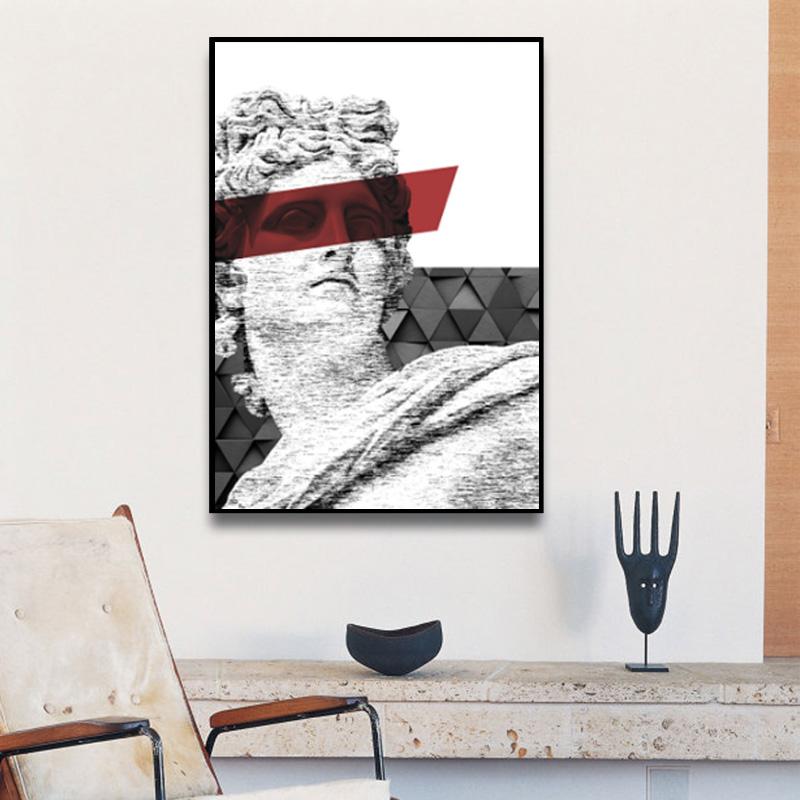 Moderne Abstrakte David Skulptur Leinwand Malerei Poster und Drucke Wand Kunst Bilder für Wohnzimmer Dekoration Drop Shipping