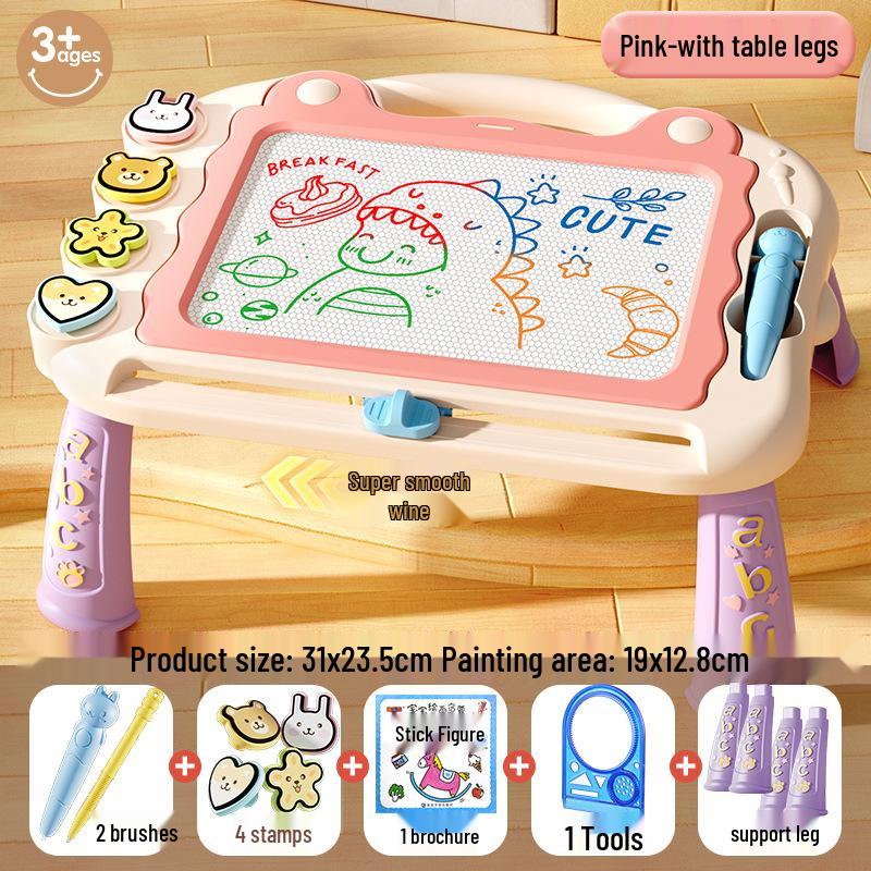 Colorful Magnetic Drawing Board for Kids - Detachable Writing & Graffiti Tool for Kindergarten Learning