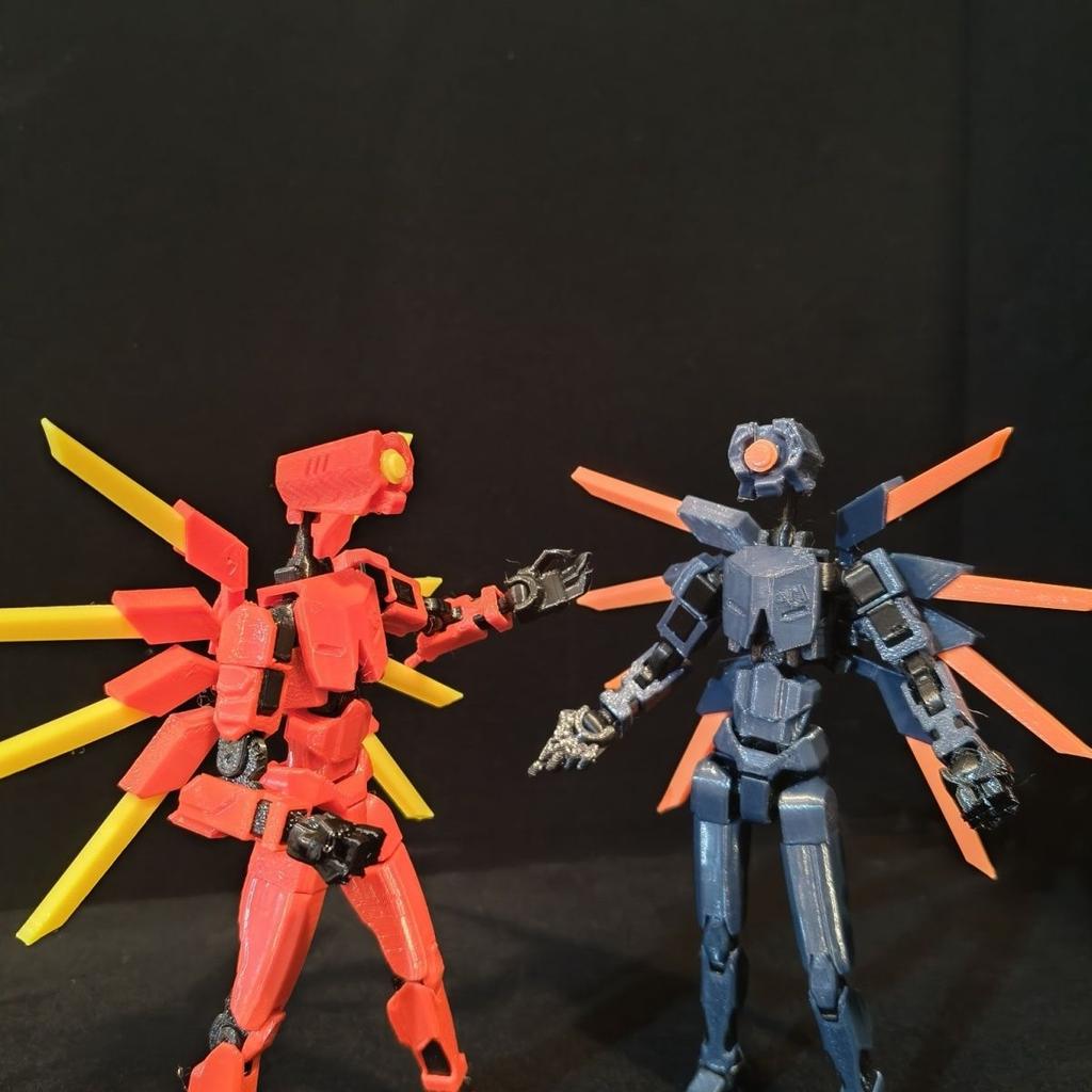 Non-Toxic 3D Printed Mannequin Dummy 13 Ultrakill V1 Series Toys Action Figures Multi-Jointed Movable Shapeshift Robot Children Gifts