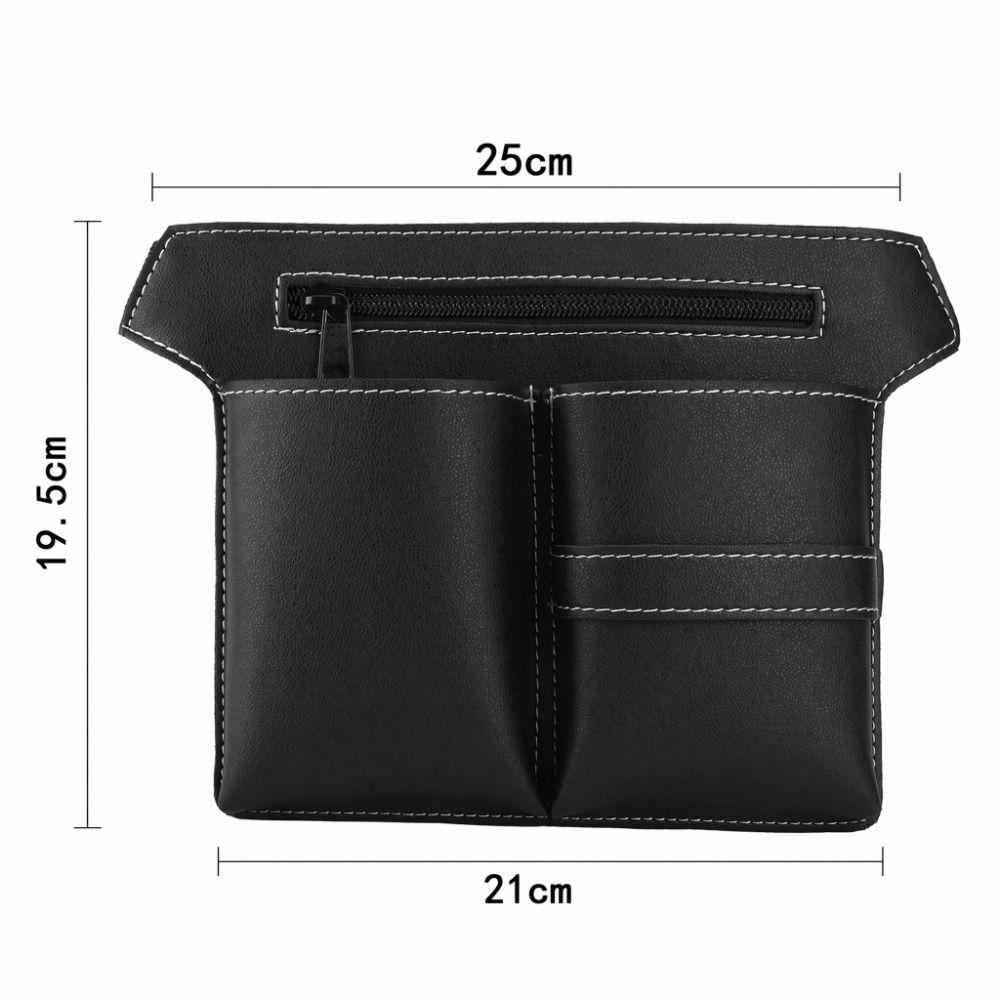 PU Leather Scissor Bag Durable Waist Pouch For Home Use Hairdressing Bag For Hairdresser