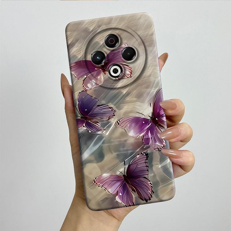 For Tecno Spark 30 4G KL6 Phone Case Cover Silicone Sweet Painted Shell Cartoon Funda Lovely Printed Protective Casing Coque