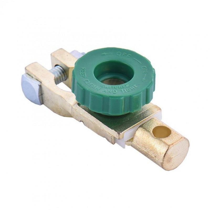 Car Electrical Isolator Switch Rotary Disconnect Power Off Cut-off Terminal Battery Anti-Leakage Automotive Truck Accessory
