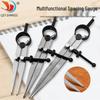 Adjustable Carbon Steel Marking Gauge & Edge Creaser for Leathercraft