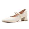 Elegant French Pearl Mary Jane Heels - Retro Hong Kong Style Skirt & Cheongsam Match