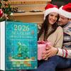 Nápady na dárky na Silvestra 2026 Vánoční adventní kalendář, 2D akrylové přívěsky mořských živočichů, Interaktivní rodinné hry 24denní odpočítávací krabička, Okenní strom