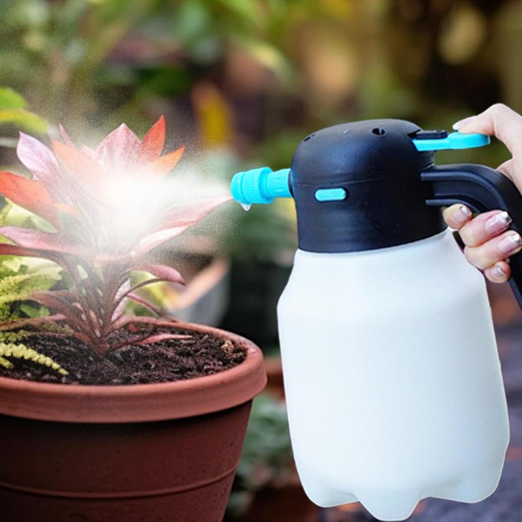 Battery Foam Sprayer 1.8L Portable Spray Cannon Cordless High Pressure USB Charging Sprayer For Patio RV Boat Driveway