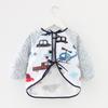 Blouse imperméable en coton à manches longues avec poche pour enfants