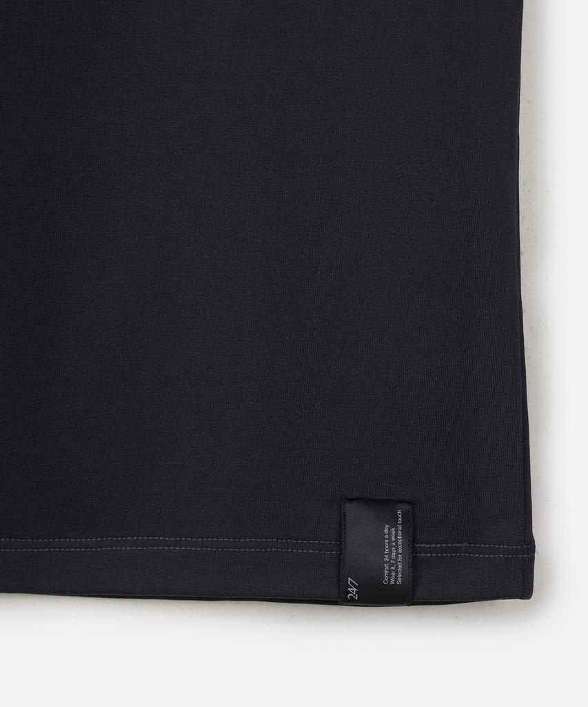 247Silijeu Supima 40S Askin Double Knee T-Shirt Dark Navy