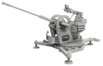 ICM WW2 German 2cm Gun Flak38 Plastic Model 35717 1/35 Anti-aircraft (cannon)