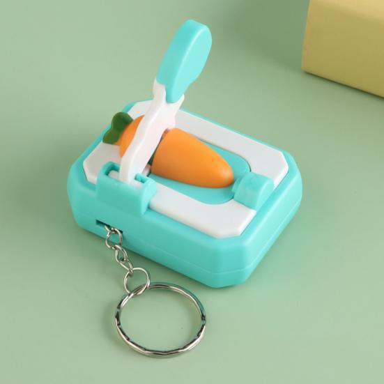 Mini Gulerodssnitter Fidget Nøglering Stresslindring Tegneserie Majssnitter Nøglering Rygsæk Hængende Dekoration Taske Vedhæng Pung Vedhæng