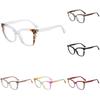Style Cat Eye Glasses With Blue Light Blocking For Women And Round Faces
