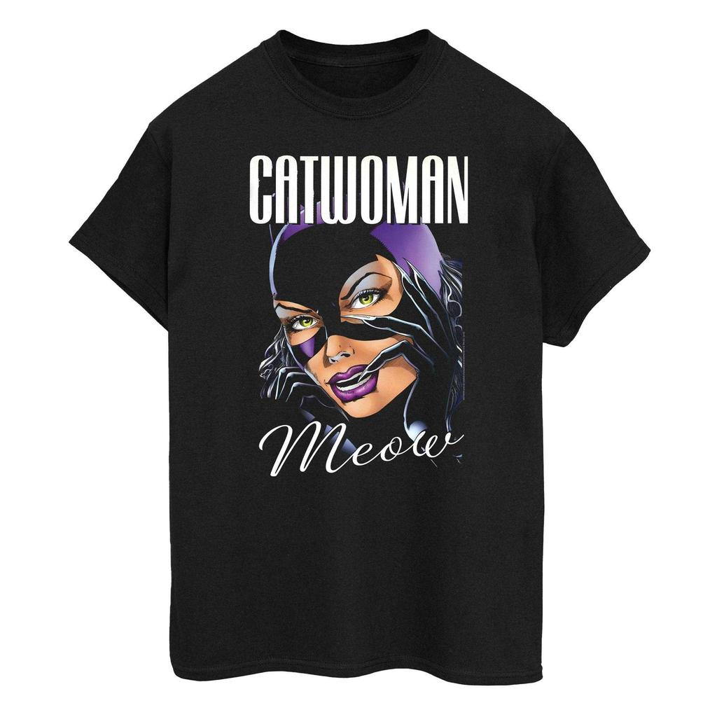 Batman Mens Feline Fatale Catwoman Cotton T-Shirt