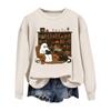 Women  Tops Women's Long Sleeve Sweatshirt Casual Crewneck Loose Fit Pollover Fleece Tops