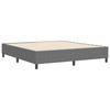 Platform Bed Frame Light Grey 180 x 200 cm Corduroy Fabric