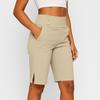 Women's Cropped Pants, Stretch Knee Length Training Yoga Pants, Casual Stretch Waist With Pockets, Jogging Pants