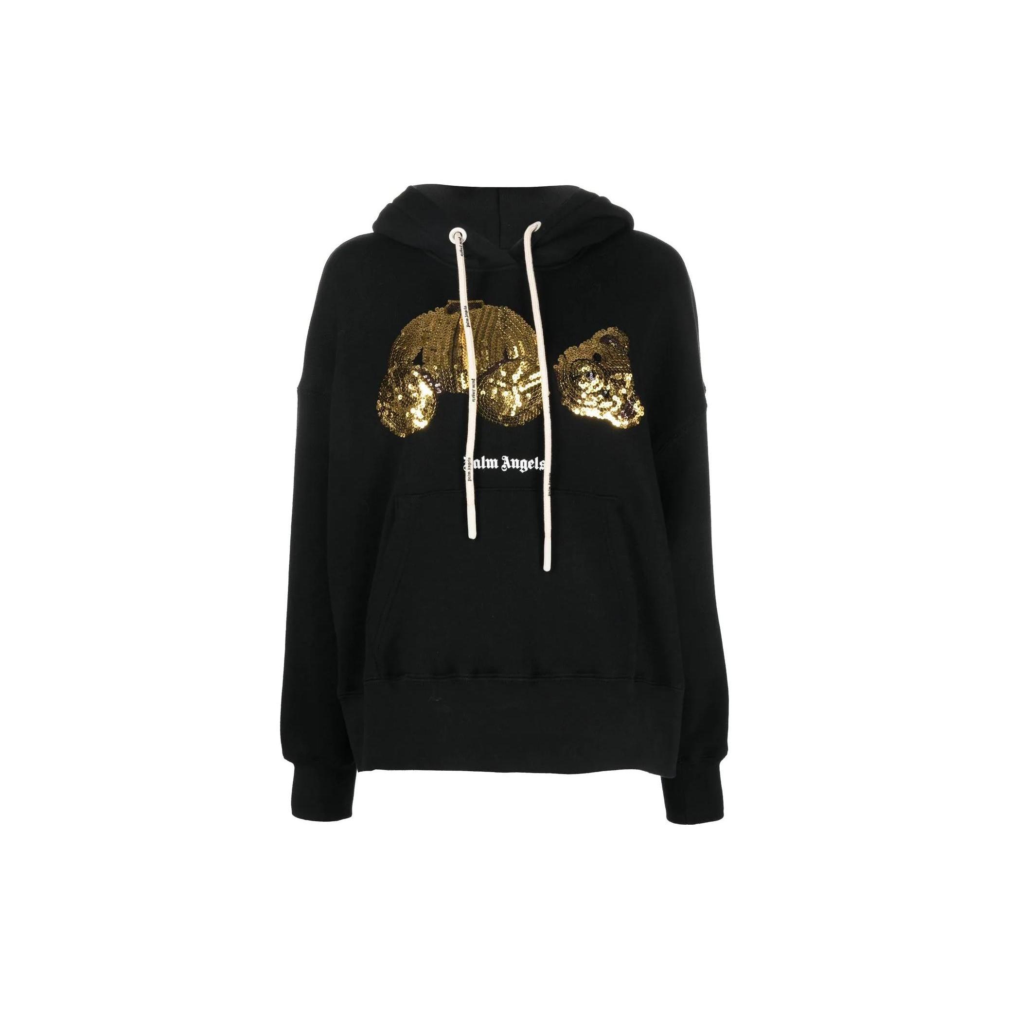 (WMNS) Palm Angels Gold Sequins Bear