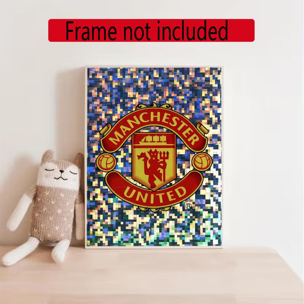 Manchester 5D Round Diamond Painting Kit Diamond Embroidery Painting Rhinestones Mosaic Frameless Handwork Decoration Arts