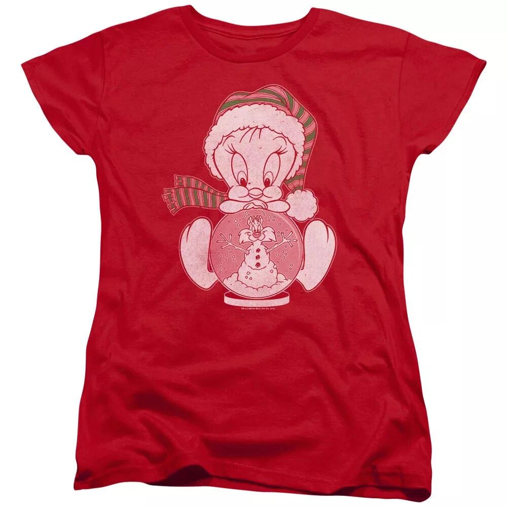 Looney Tunes  Tweety Globe  Women s T-Shirt XL