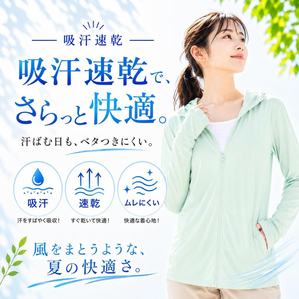 UV Protection Hoodie for Long Sleeve Rash Cooling Sun Body Sunburn Outdoor Waterproof Jacket [PRINCESS] Women, Guard, UPF50+, Fabric, Lightweight,