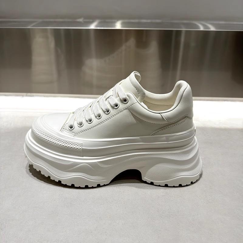 Fashion Versatile Height Increase Super Platform Dad Shoes Women's Shoes New Little White Shoes Lightweight Sports Shoes