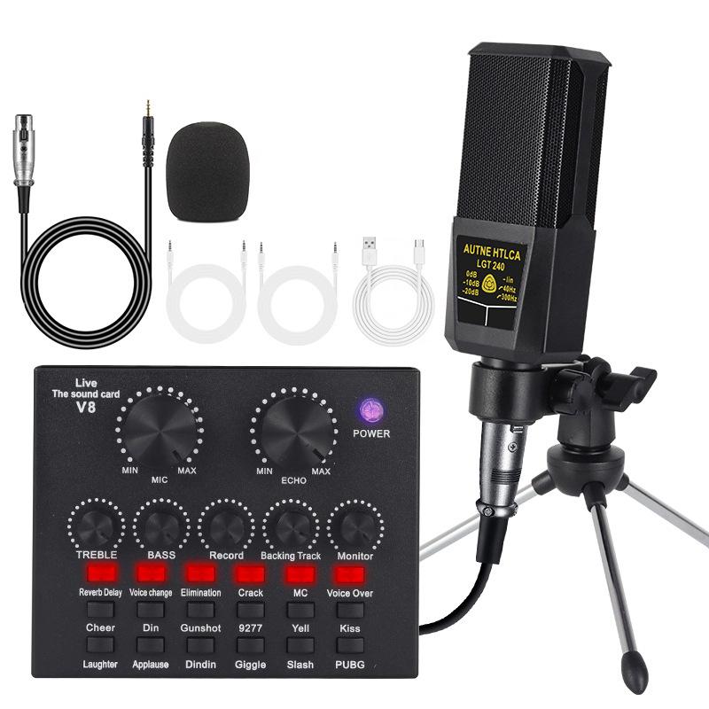 

Cross-Border F998 English Podcast Microphone Set - Complete Broadcast Equipment