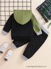 Infant & Toddler Boys' Color Block Hoodie & Long Pants Set - Autumn & Winter Collection